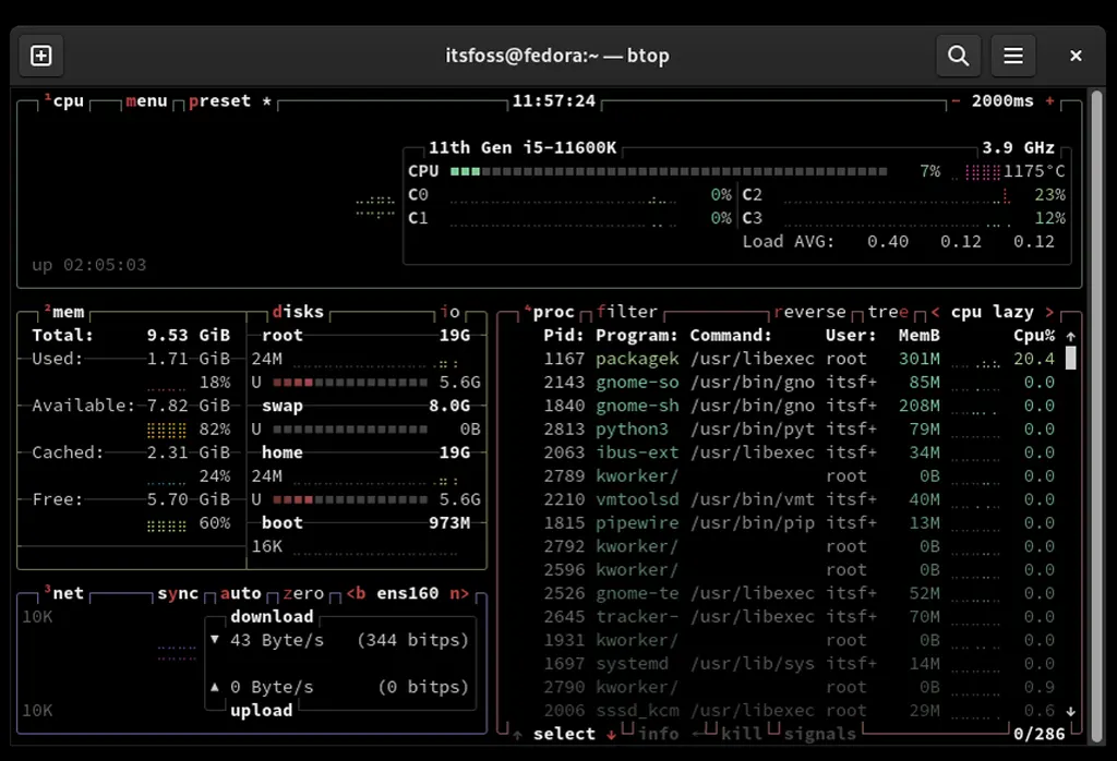 bpytop commands linux 03