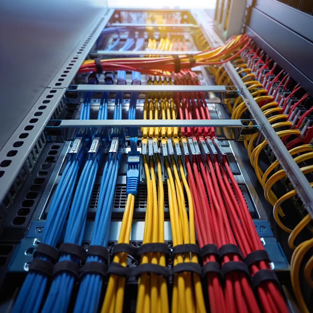 Cable Management Vertical Run